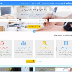 فروش سایت استخدامی با سابقه و حرفه ای