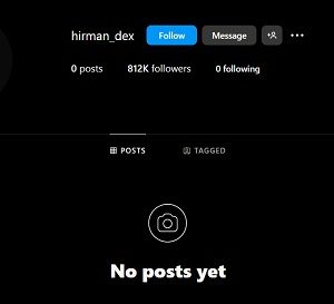 پیج 810k هزار فالوور اینستاگرام