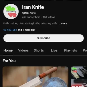 چنل یوتیوب ۴۵ هزار سابسکرایب حوضه ساخت محصول